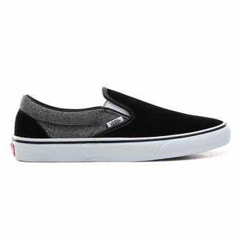 Férfi Vans Suede Classic Slip-on Cipő VA4931582 Fekete